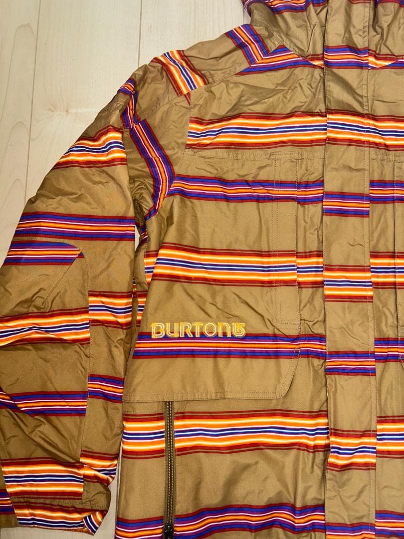BURTON スノーボードジャケット ブラウンストライプ