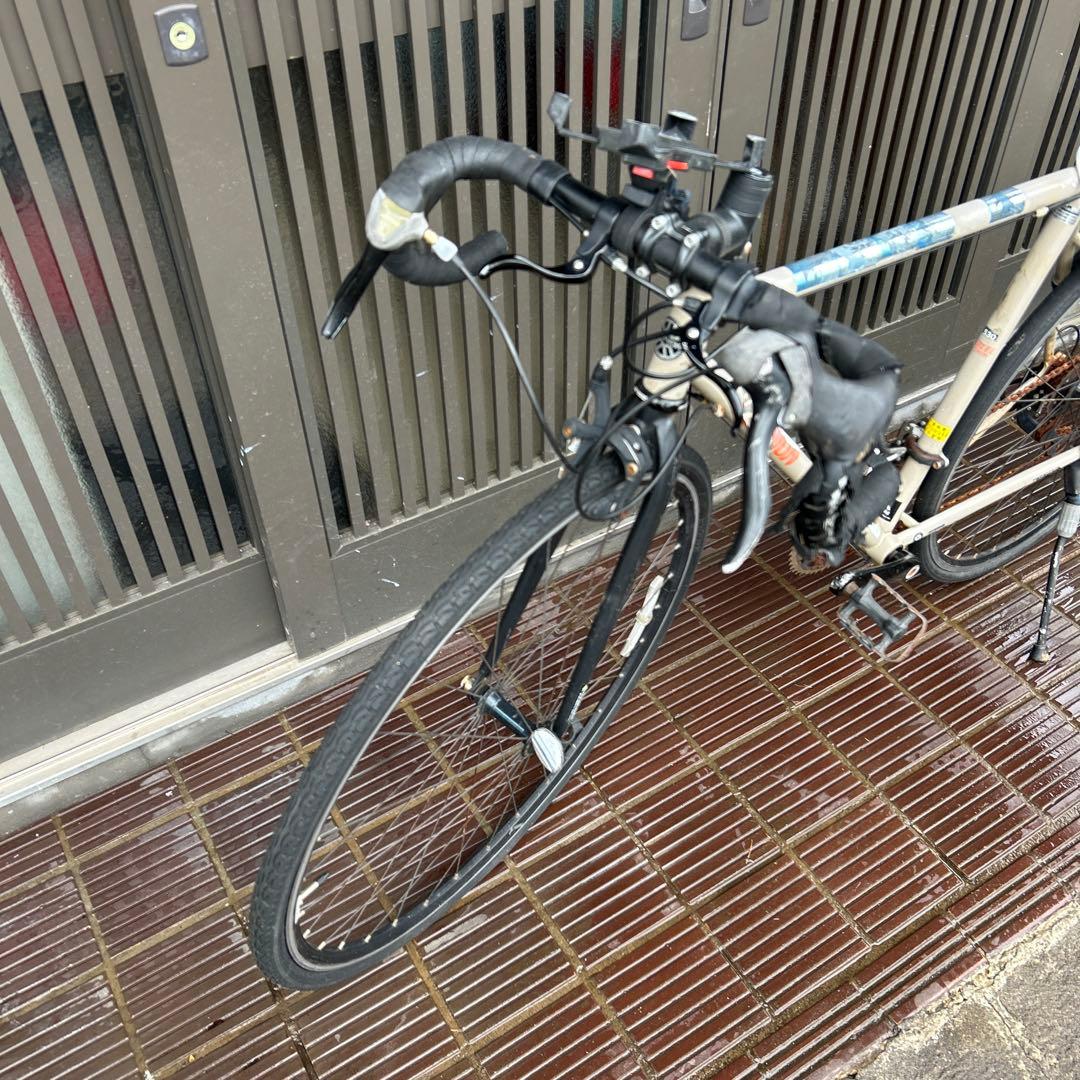 REUNION 530MM アルミフレーム ロードバイク ホワイト/ブラック