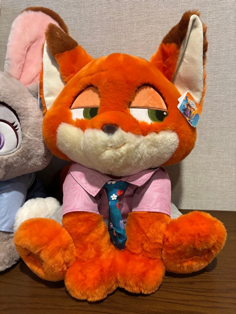 ズートピア2 ジュディ ニック ぬいぐるみ　コストコ　ブランケット付　ディズニー