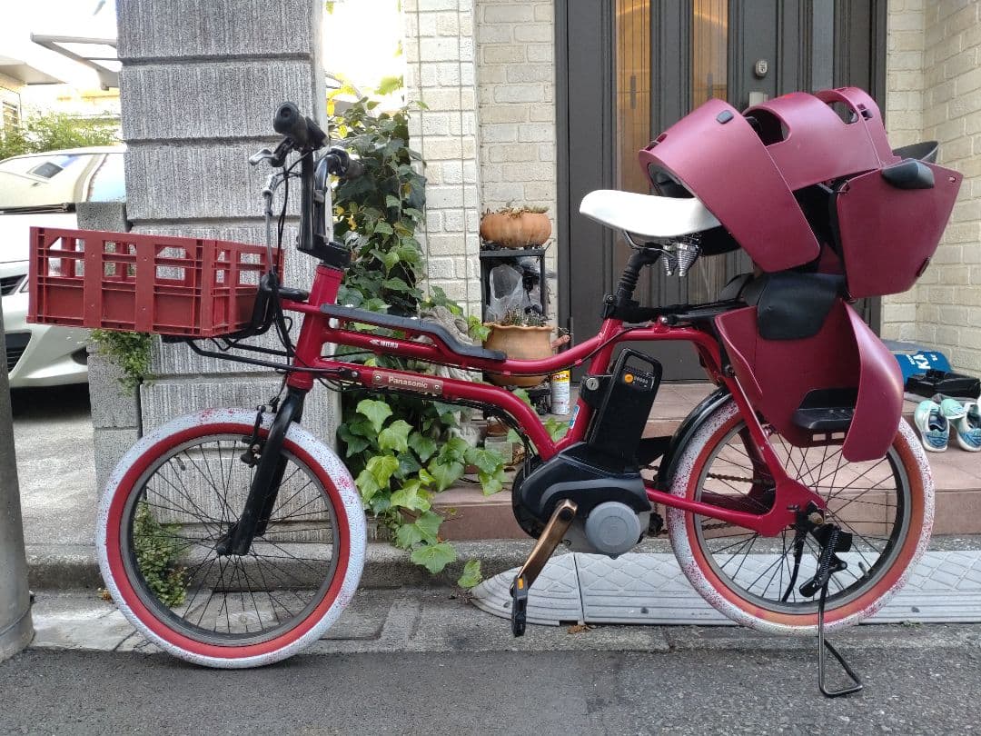 配送可★直接引渡可★カスタム【パナソニックＥＺ】電動アシスト自転車/２人乗子供乗