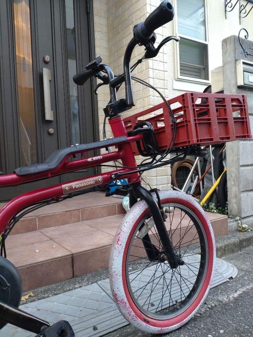 配送可★直接引渡可★カスタム【パナソニックＥＺ】電動アシスト自転車/２人乗子供乗