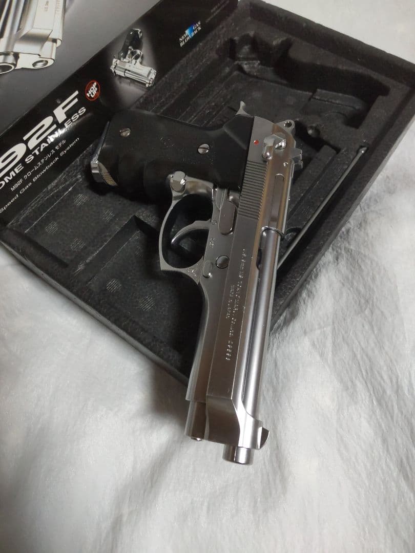東京マルイ M92F クロームステンレス ガスガン 美品