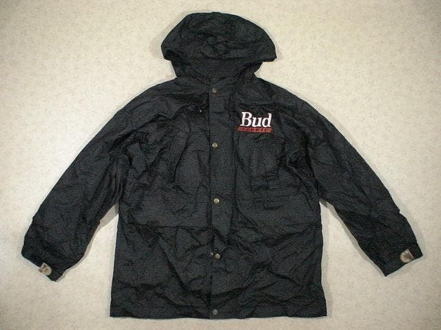 48524　バドワイザースポーツ　ウィンドブレーカー　黒　M