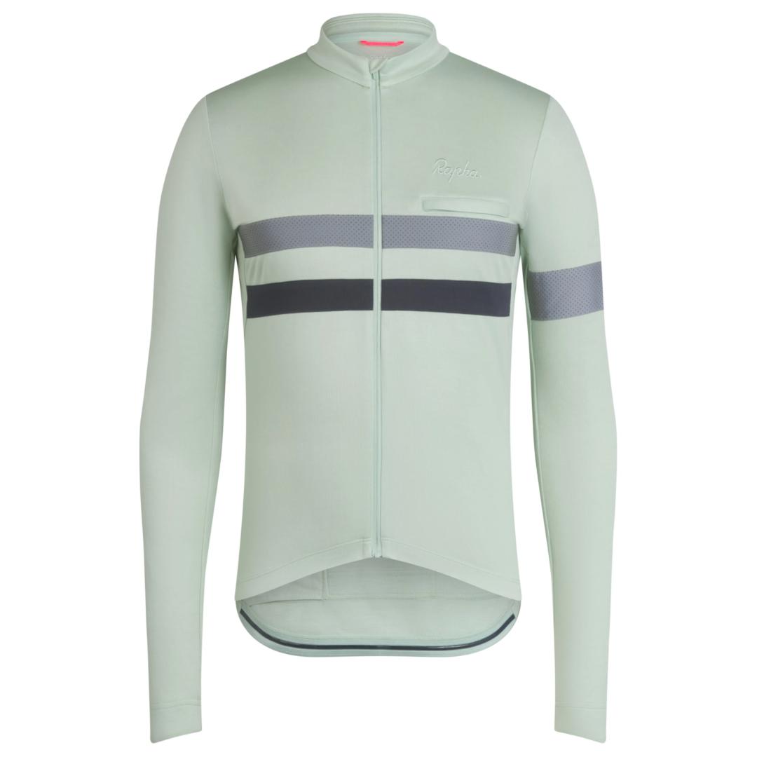 新品 ラファ メンズ ブルベ ロングスリーブ ジャージ・色=ペールグリーン・XS