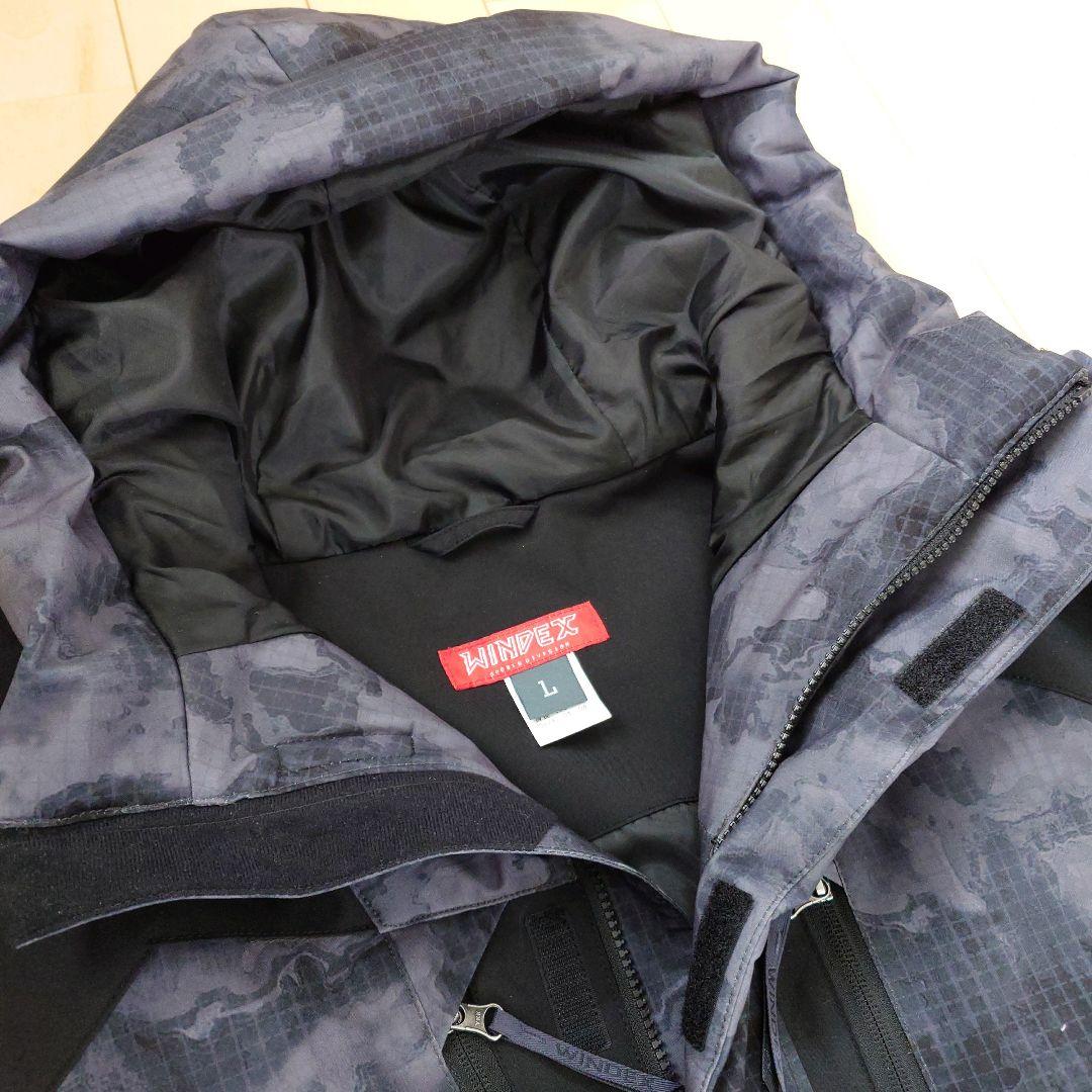 ウィンデックス ダークカモフラージュ スキーウェア 上下セット L 25-26
