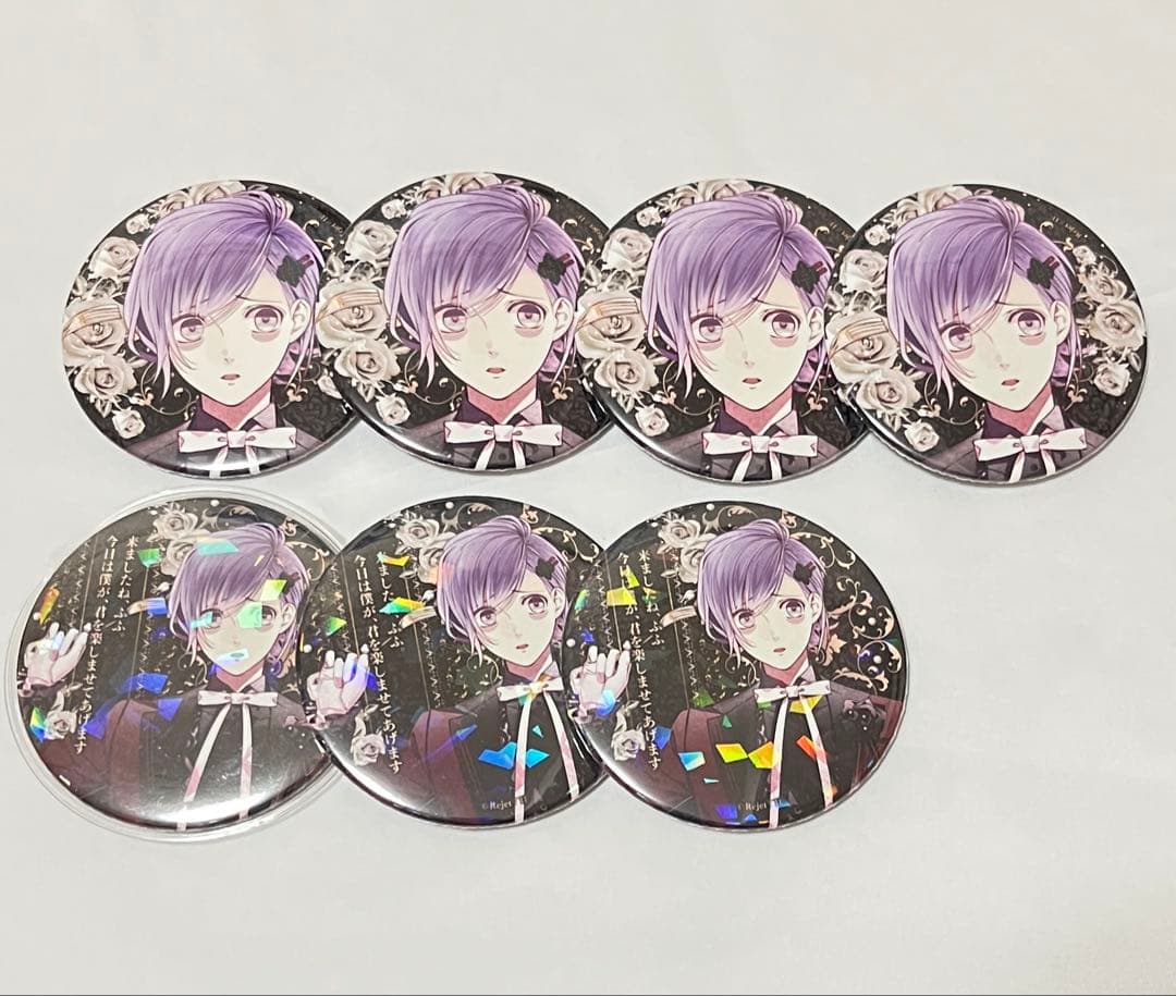 ディアラバ 逆巻カナト　the roses BIG 缶バッジ　2種　7個