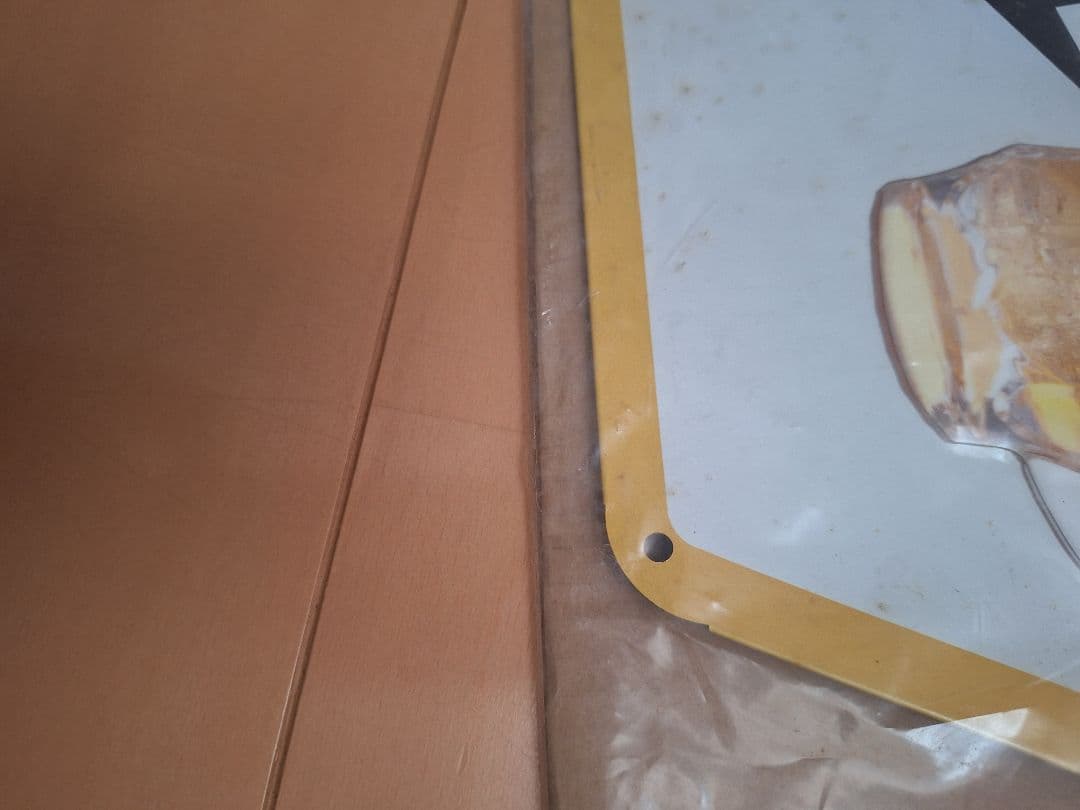 Suntory 角ハイボール ブリキ看板 昭和レトロ非売品