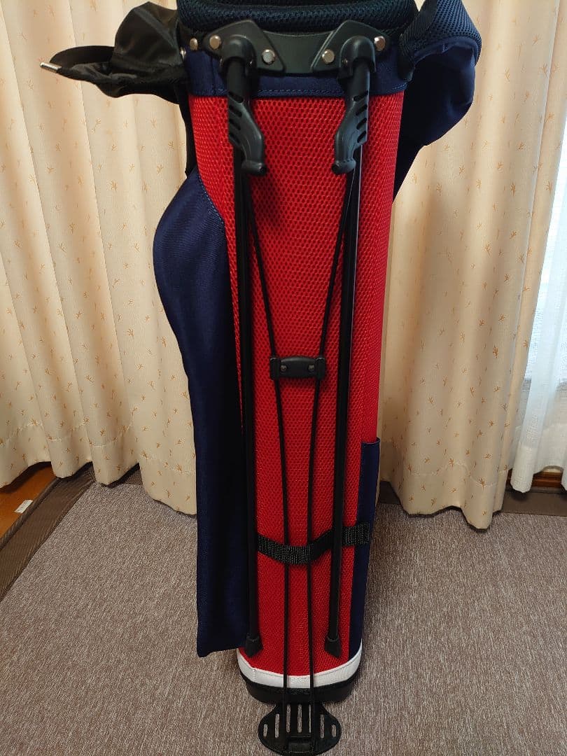 LE COQ SPORTIF キャディバッグ ネイビー/レッド