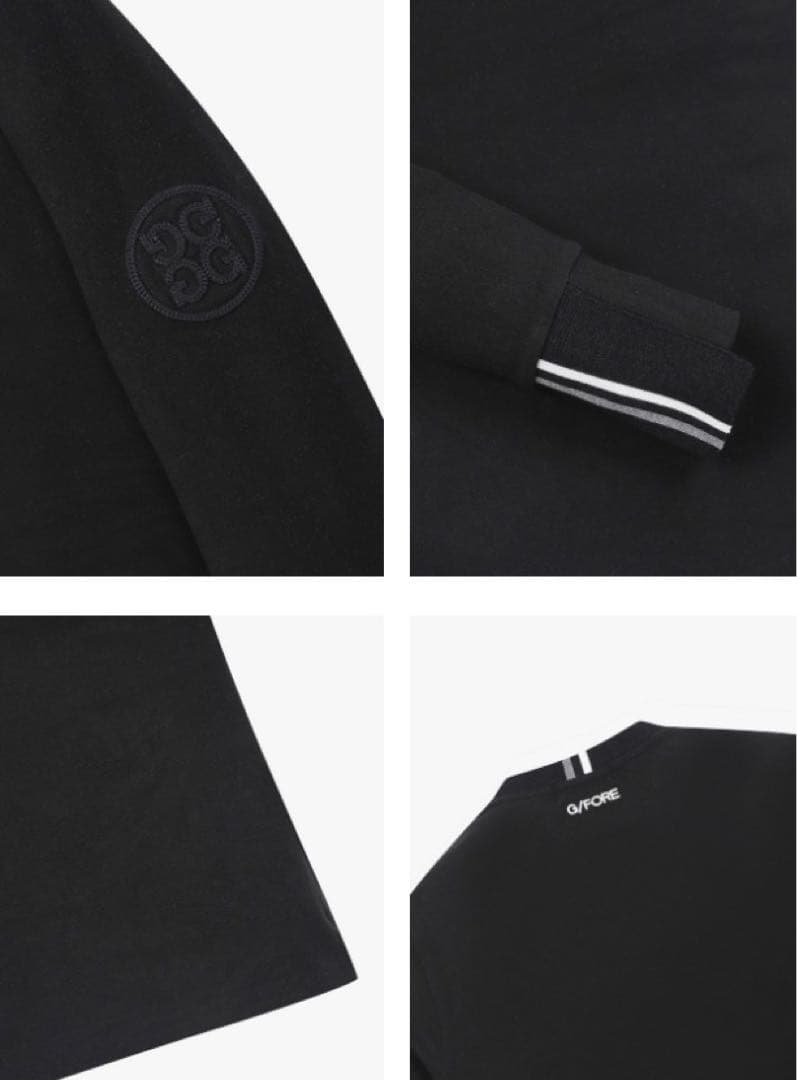 新入荷G/FORE韓国ジーフォア レディース薄手インナーsizeLブラック