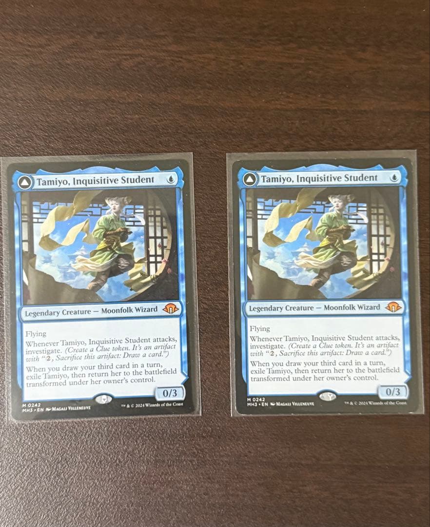 知りたがりの学徒、タミヨウ 英語版 2枚