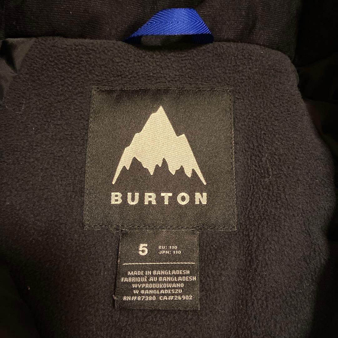 BURTON 子供用スノーボードジャケット 5、パンツ4T