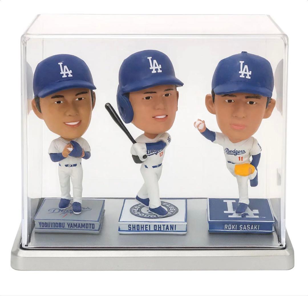 【新品未開封】ドジャース 日本人3人セット ボブルヘッド FOCO MLB公式