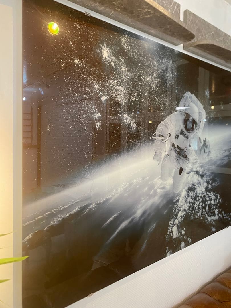 【東京都内23区配送無料】ドイツ製　kare ガラスアート　横幅150cm 絵