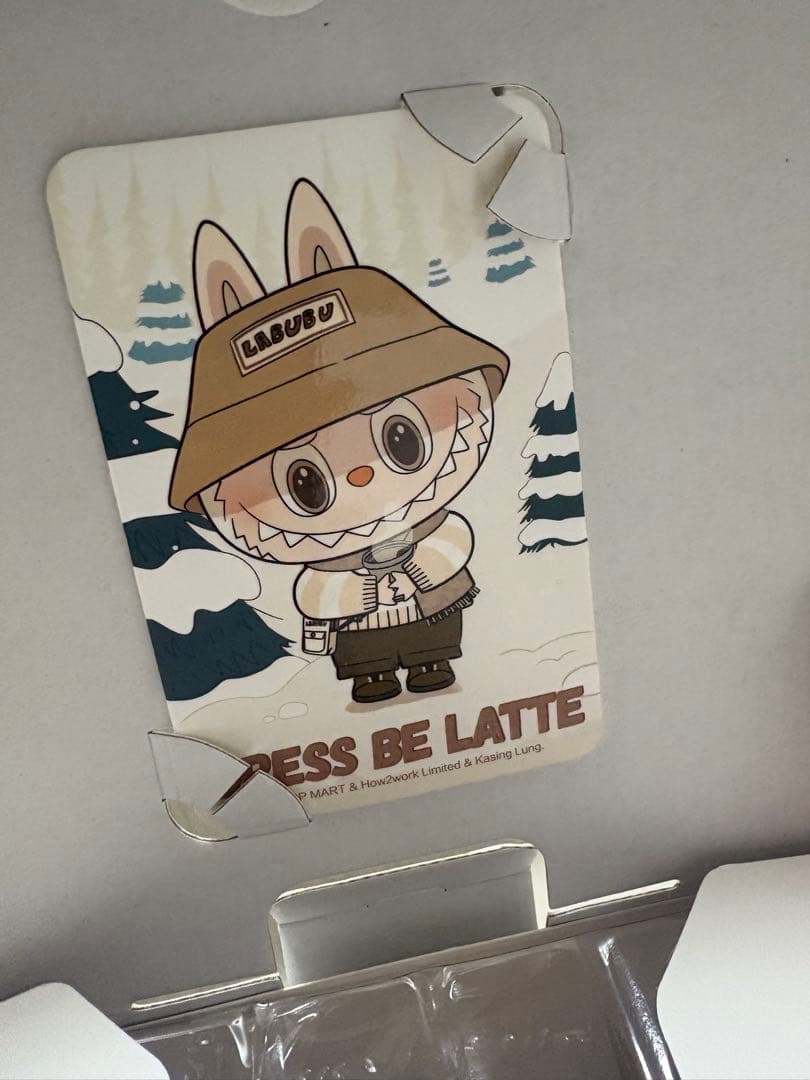 LABUBU ラブブぬいぐるみラテlatte popmart