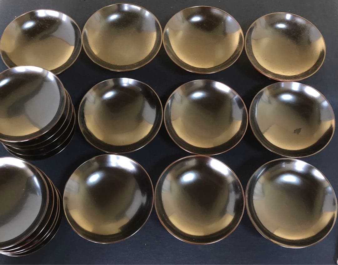 《R》轆轤目煮物椀10客揃 塗師 遠坂彦兵衛 象彦 共箱 260203く4