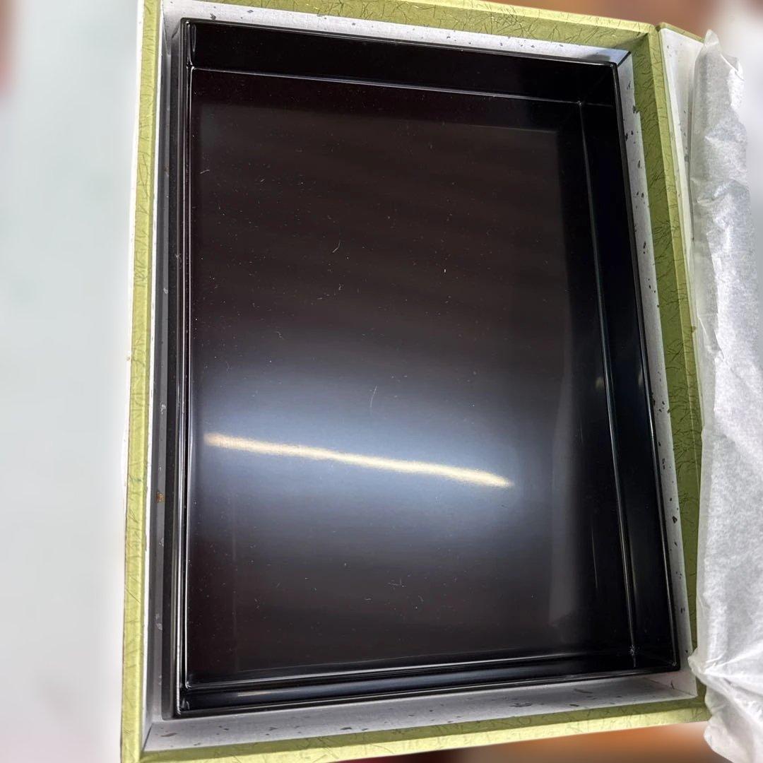 象彦　蓋付き手許箱　京都　うるし塗装　漆器　文具箱　手紙箱