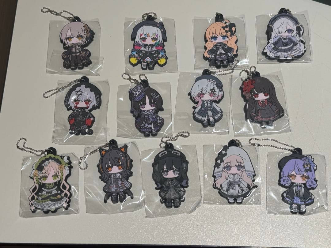 魔法少女ノ魔女裁判　ラバーキーホルダー　フルコンプセット