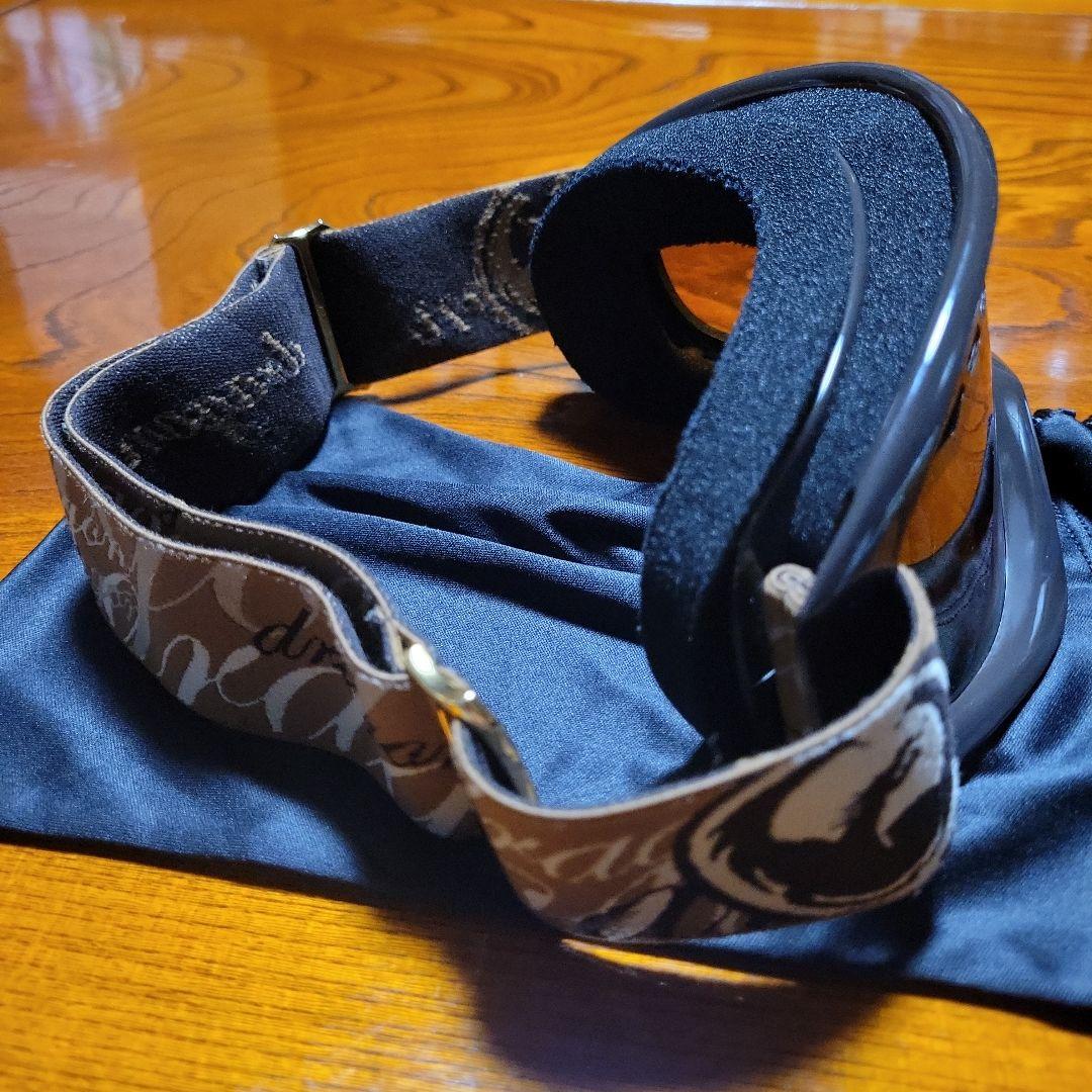 ドラゴンDXゴールドミラーオレンジスペアー未使用付きDRAGONゴーグル