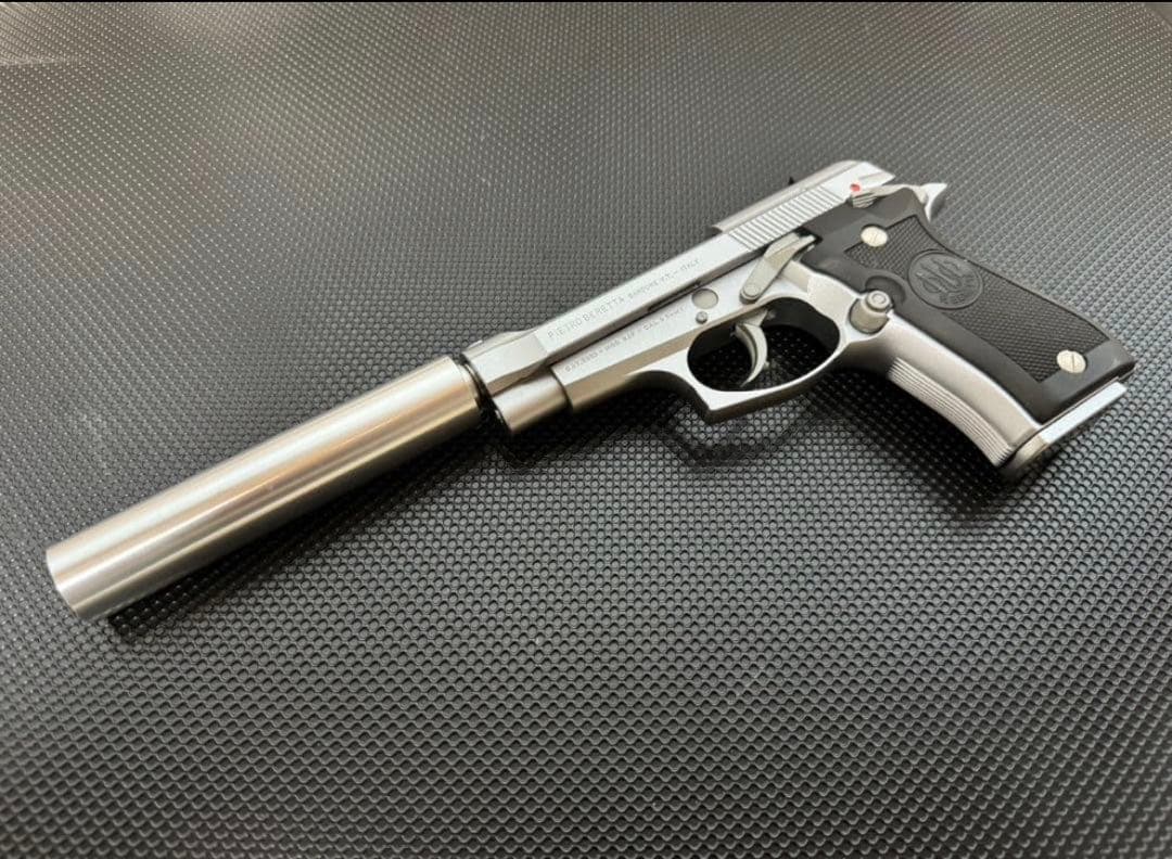 ウエスタンアームズベレッタM84FS/ジンクス サイレンサーモデル　ジャンク品