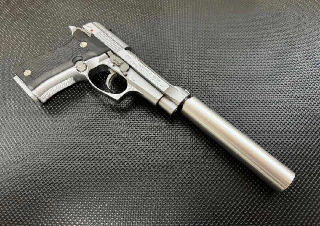 ウエスタンアームズベレッタM84FS/ジンクス サイレンサーモデル　ジャンク品