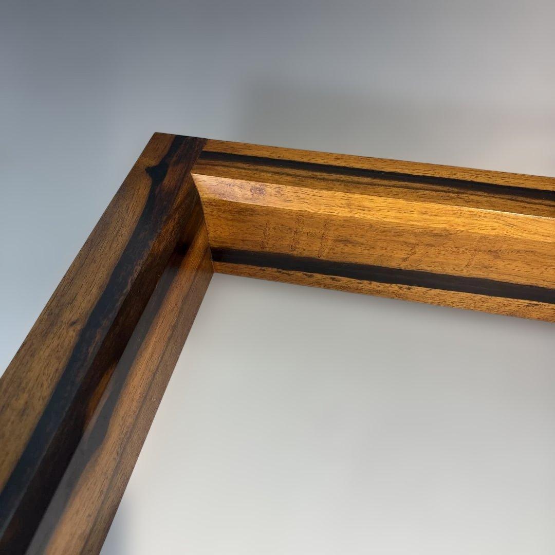 【中古品】黒柿炉縁（紙箱）USED〈税込・送料込〉