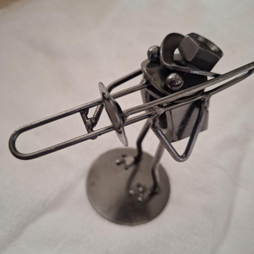 金属製カエル音楽家の8体セット