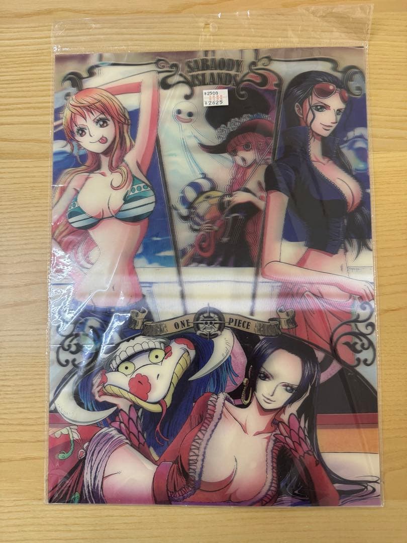 ONE PIECE 3Dポスター　ナミ　ハンコック　ロビン　ペローナ