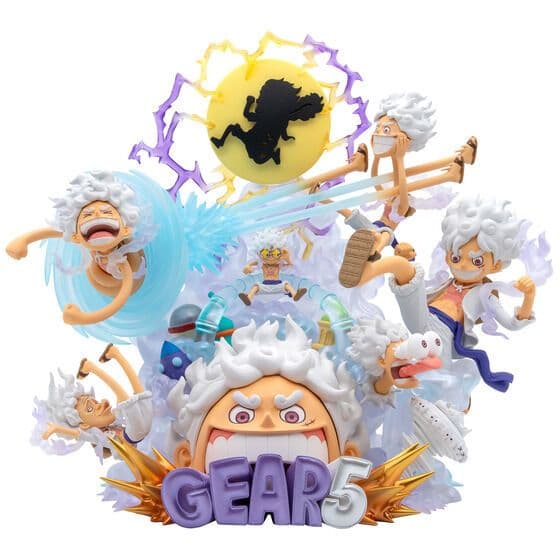 ワンピース　ワーコレ　ルフィ　ギア5スペシャル　新品　2点セット　フィギュア