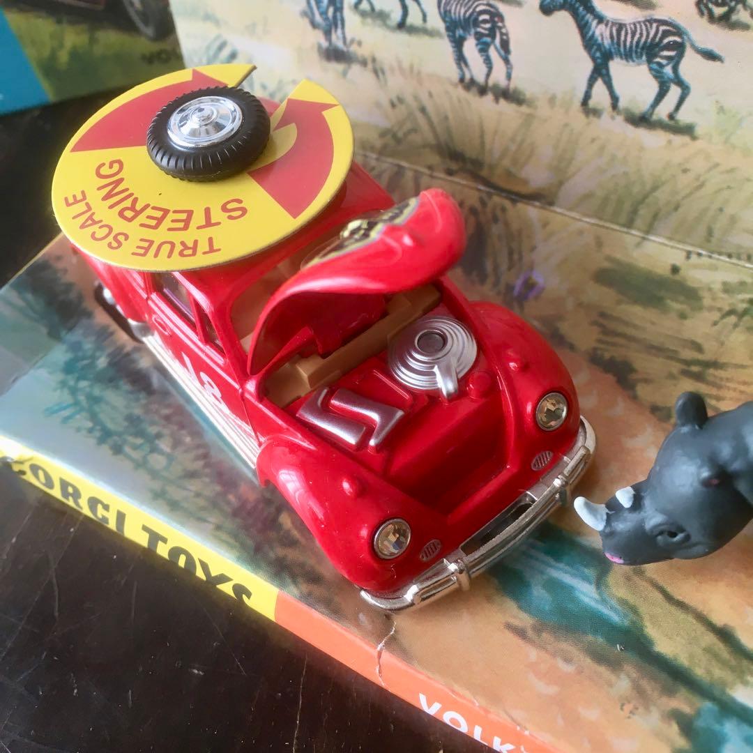 新品 最安値 コーギー ワーゲン ビートル サファリ ミニカー ビンテージ