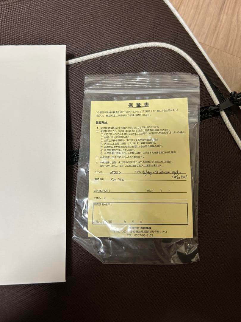 ギター ROZEO Ladybug-CB BG-CTM Bigsby