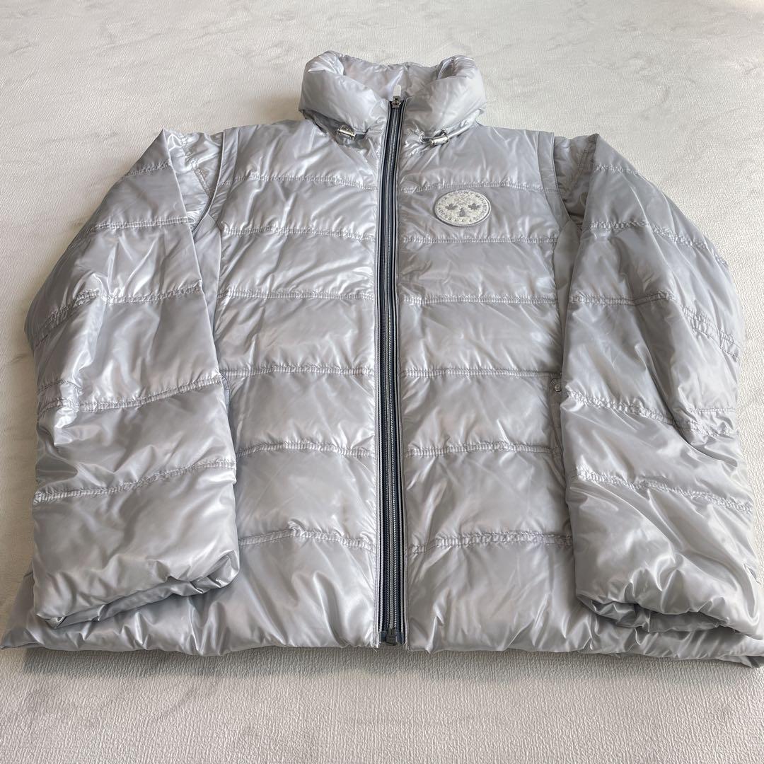 マンシングウェア　未使用級美品　900フィルダウンジャケット　2WAY シルバー