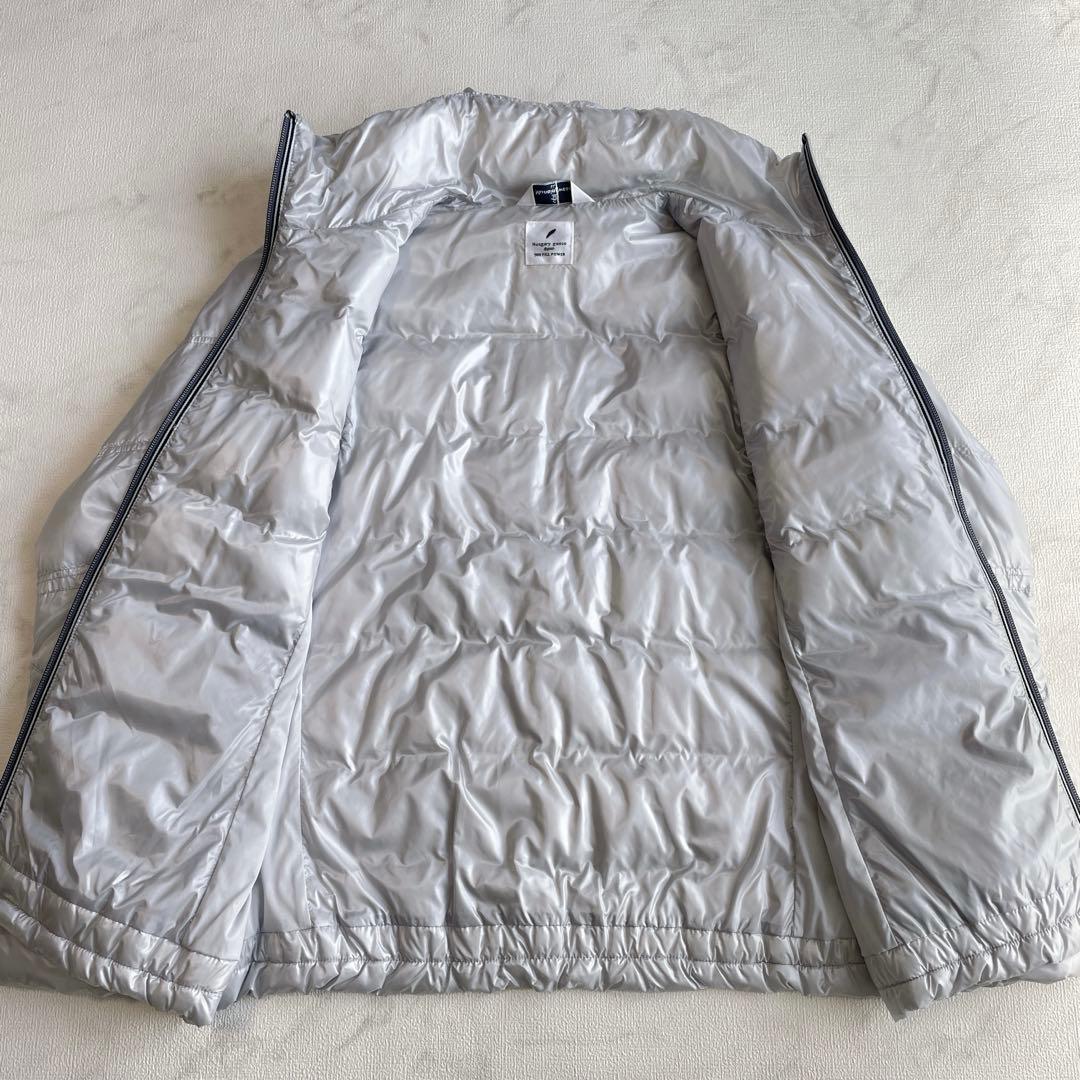 マンシングウェア　未使用級美品　900フィルダウンジャケット　2WAY シルバー