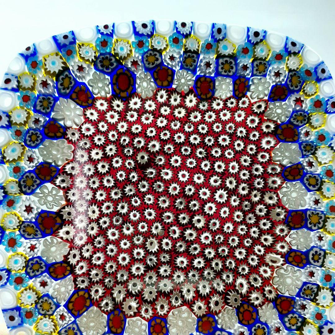 MURANO GLASS ミルフィオリ プレート 皿