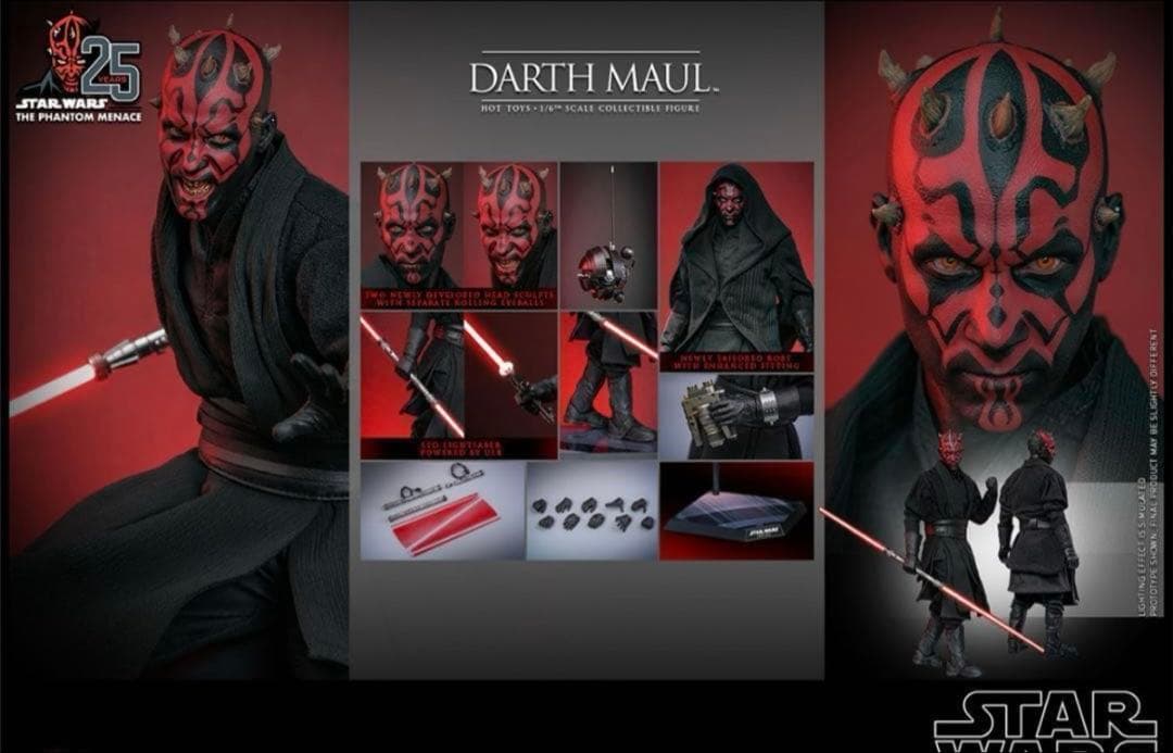 ホットトイズ 1/6 スター・ウォーズ ダース・モール（2.0版）最安値