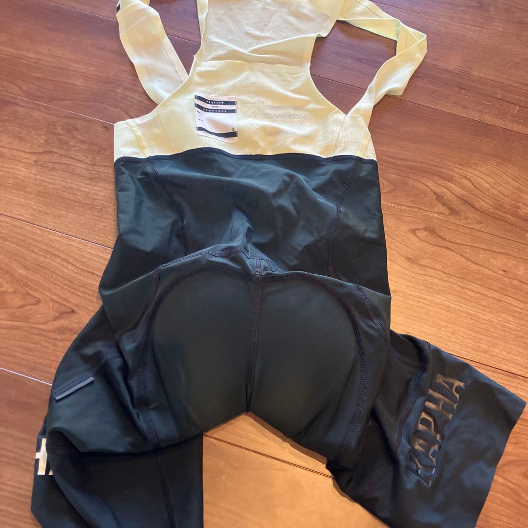 RAPHA ラファ　ビブショーツ グリーン　Sサイズ