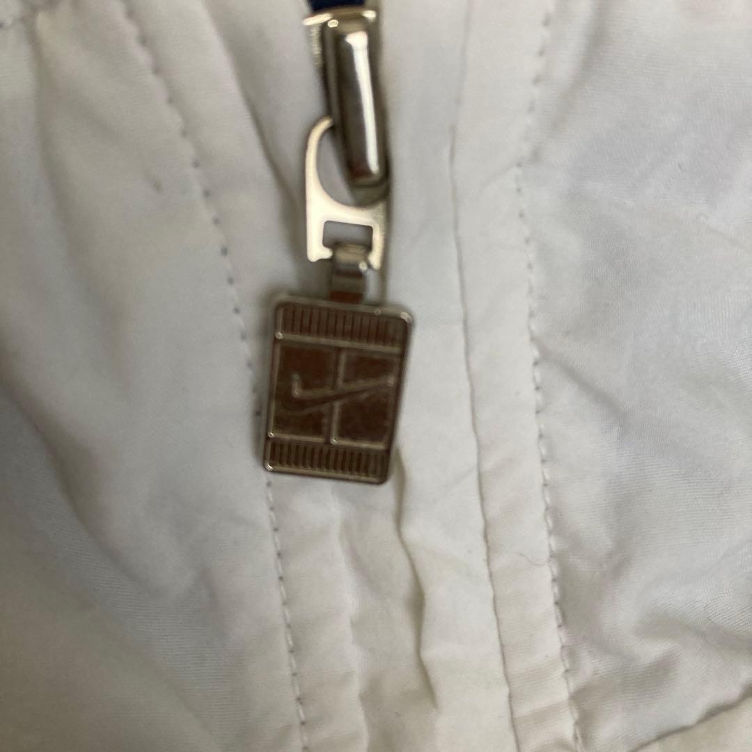 激レア90s 銀ダクNIKEテニスロゴナイロンジャケット ウィンドブレカーL