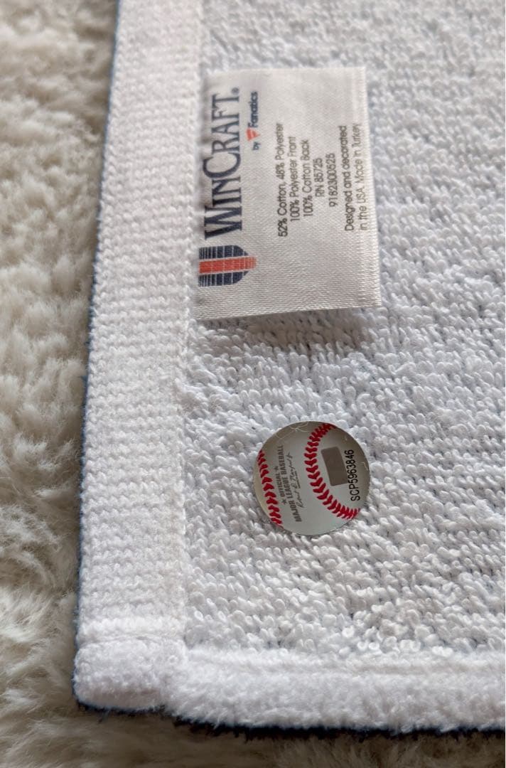 大谷翔平 サイン入り　特大タオル ロサンゼルス・ドジャース