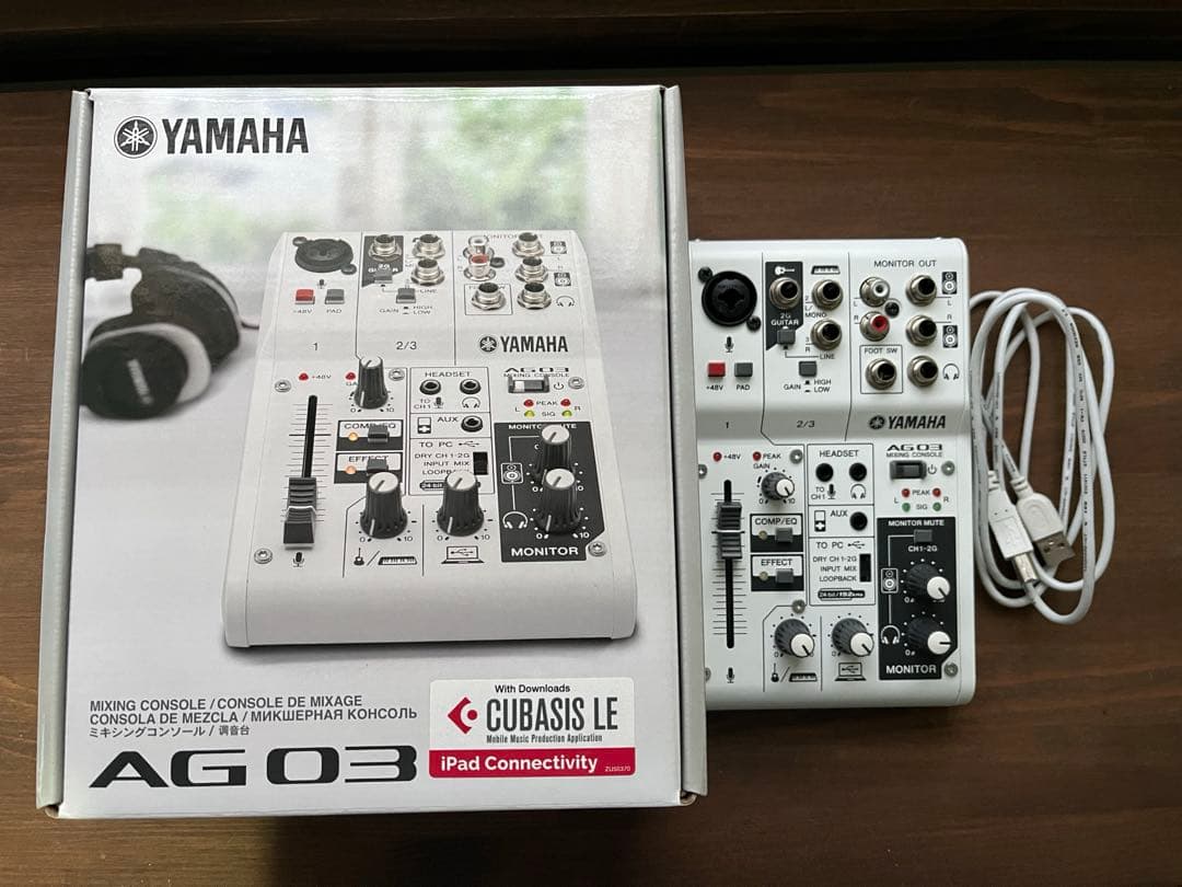 Yamaha AG03 オーディオインターフェイス　箱あり　説明書あり　美品