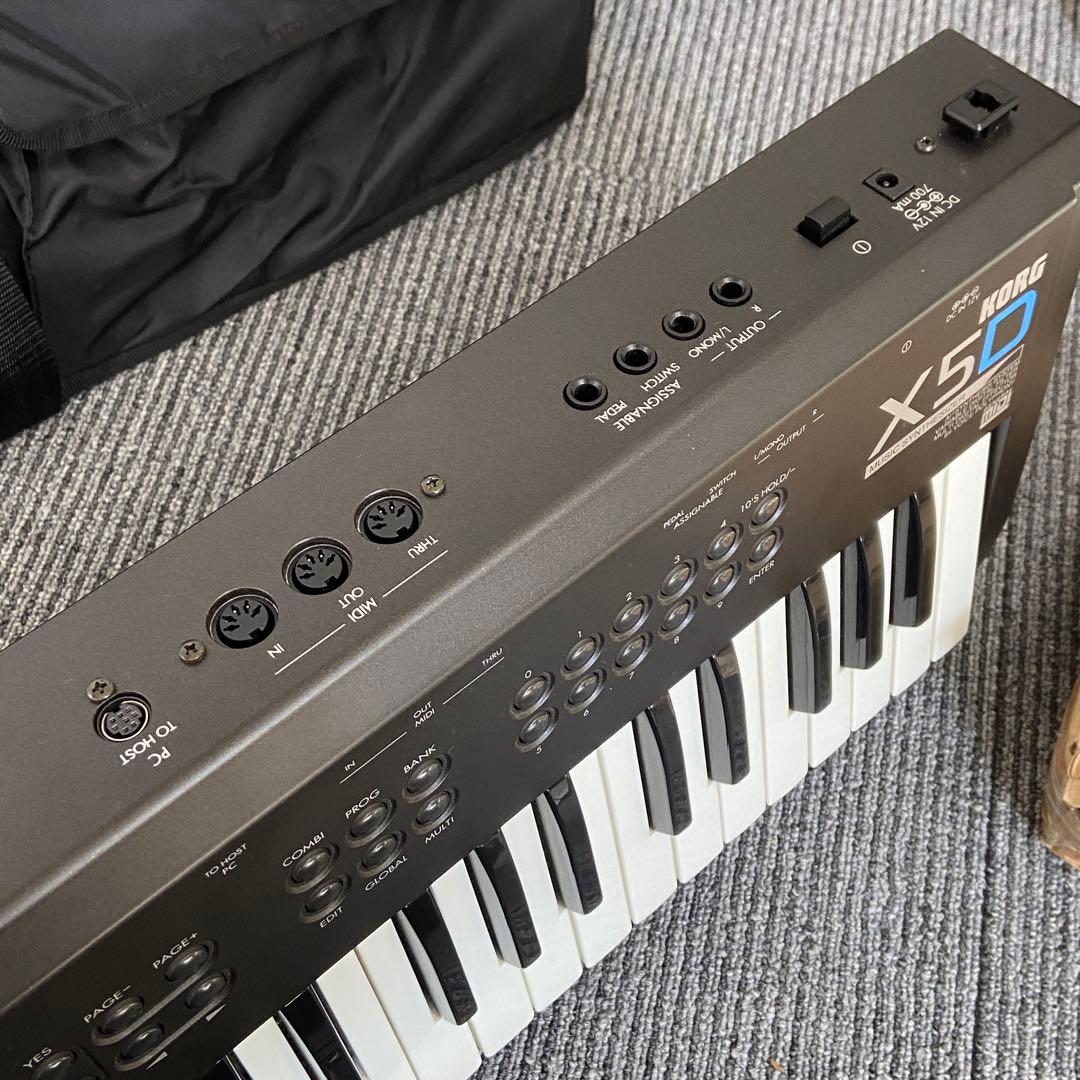 美品⭐️KORG X5D シンセサイザー 専用ケース付き
