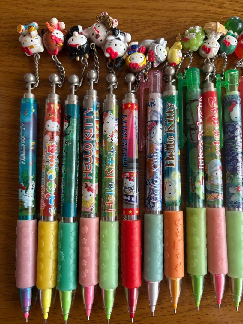 ご当地キティ　シャープペンシル　23本セット