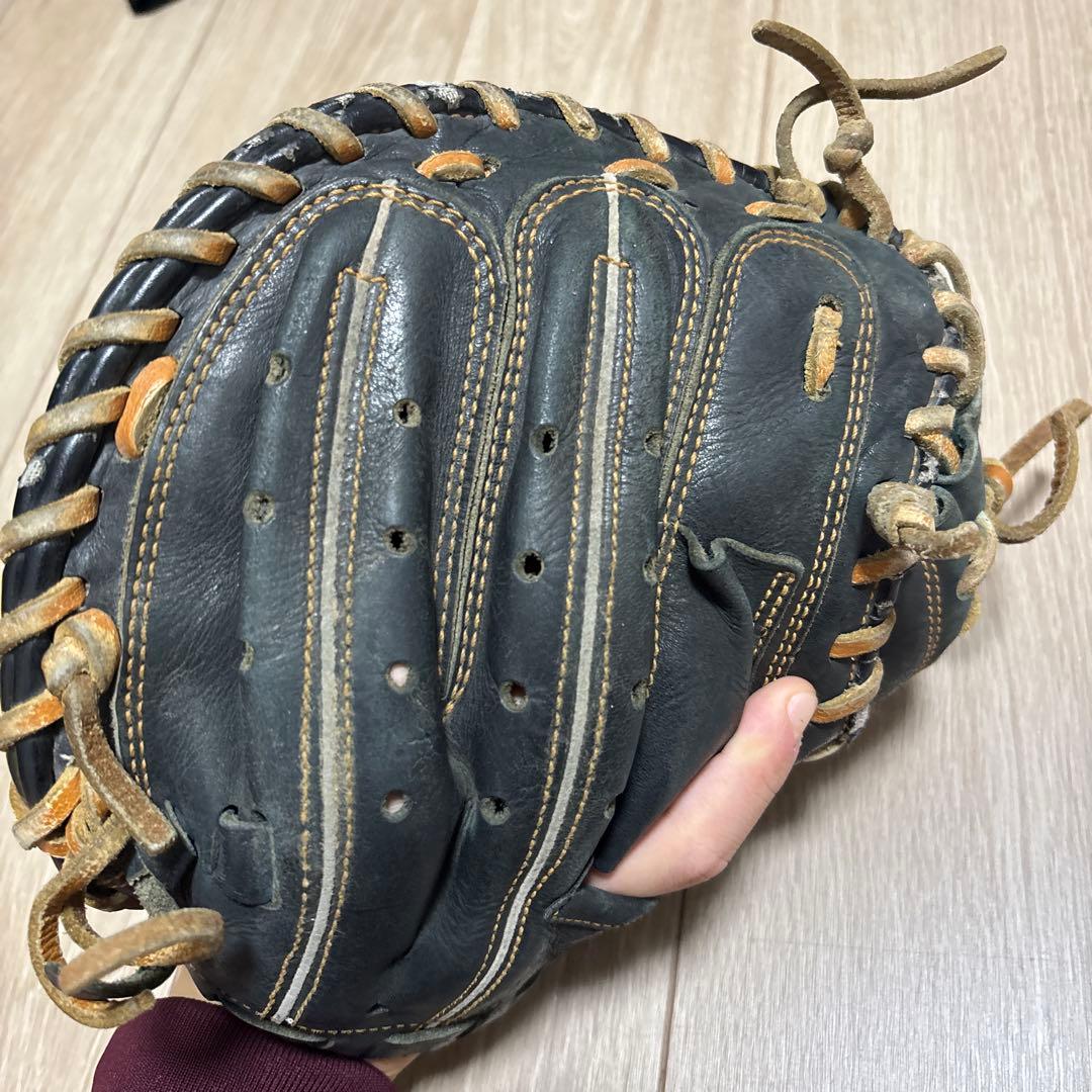 ZETT ブラック 軟式キャッチャーミット即戦力