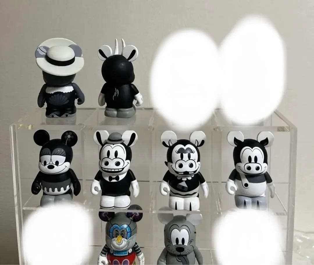 ディズニー、バイナルメーション（白黒ミニー、ドナルド）