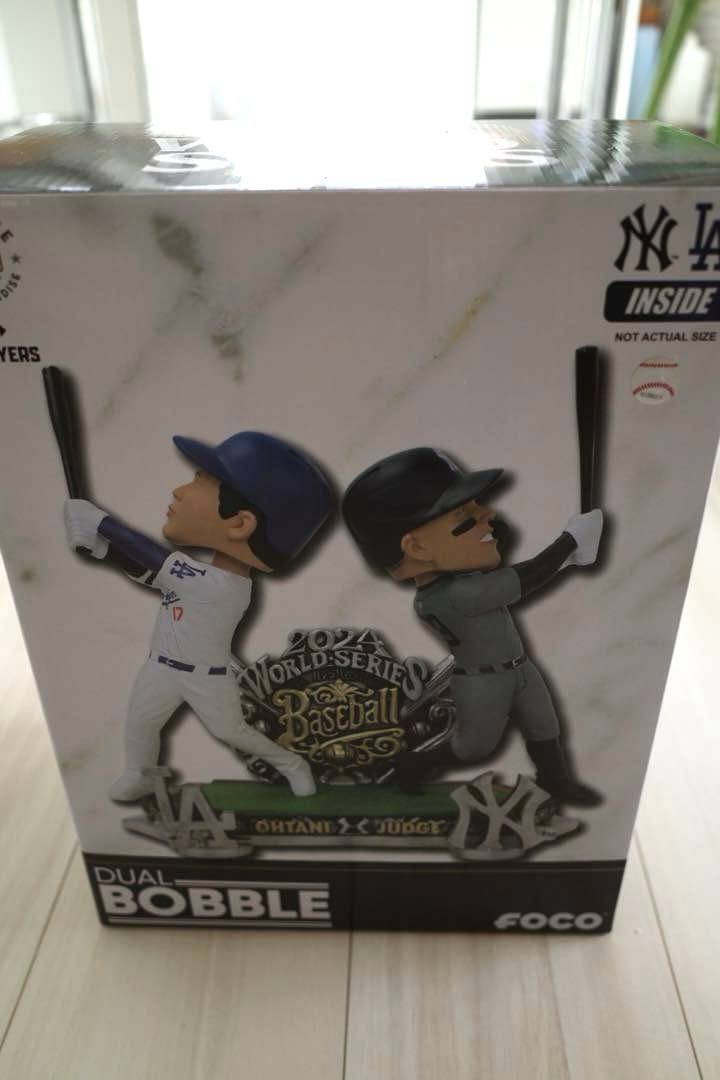MLB 2024ワールドシリーズ　大谷&ジャッジ　ボブルヘッド　& tシャツ