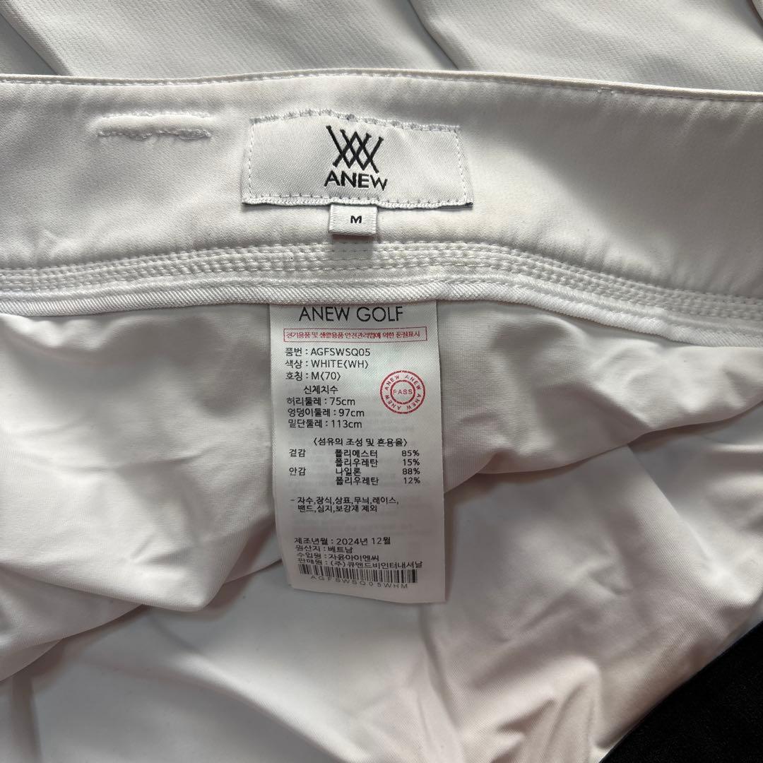 ANew Golf プリーツスカート Mサイズ ホワイト 値下げ