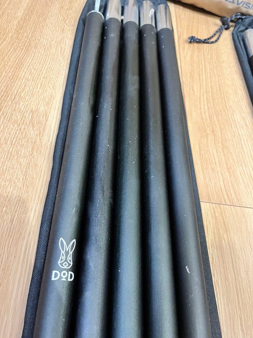 DODビッグタープポール2セットVISIONPEAKSレクタタープ