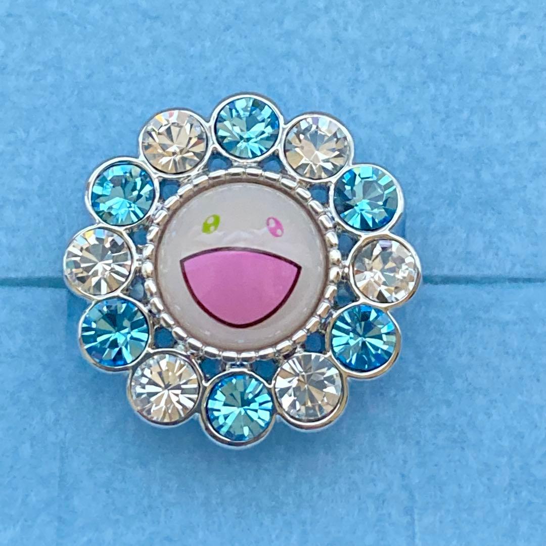 【新品】Liquem 村上隆 コラボ リング フラワー（ブルーx ホワイト）