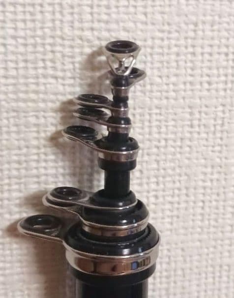 美品 宇崎日新⑦ SUPER SQUARE RX ISO HD 0.8号 360