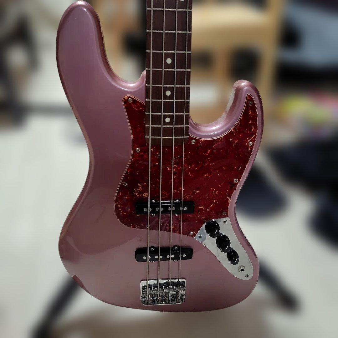 フェンダージャズベース・メイドインジャパンJDシリ バーガンディミストメタリック