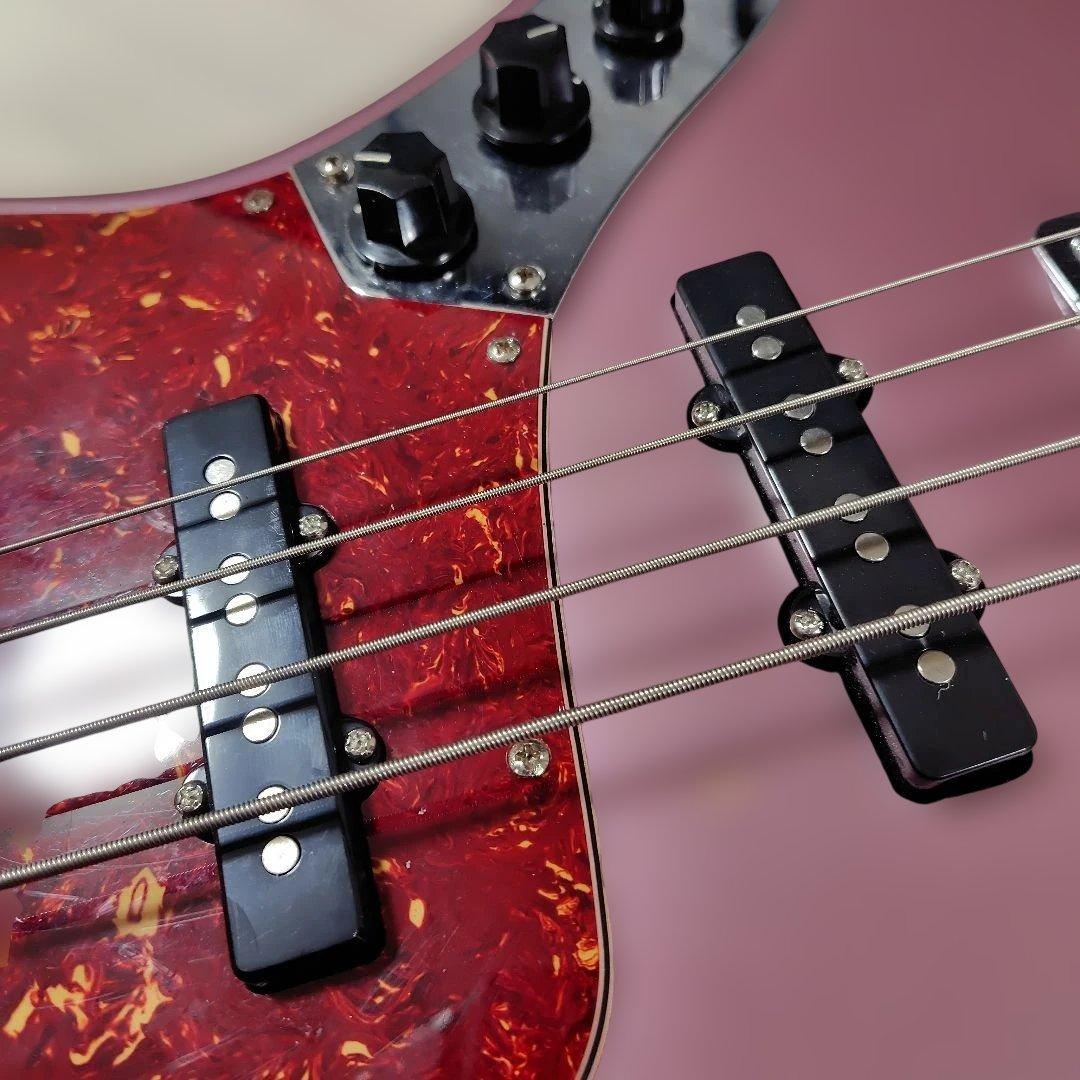 フェンダージャズベース・メイドインジャパンJDシリ バーガンディミストメタリック