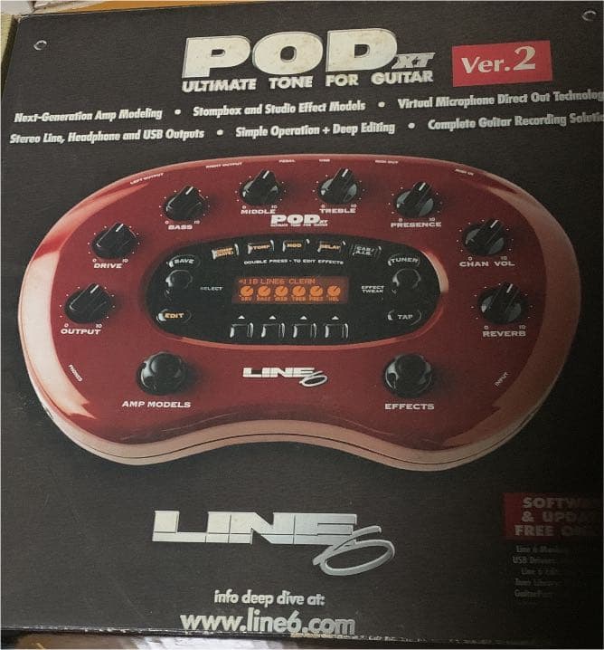 ギター LINE6 POD xt
